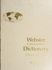 Webster Comprehensive Dictionary Hardcover