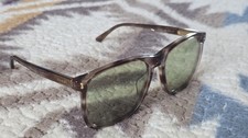 Gucci Sunglasses GG1041S 004 Havana Tortoise/Green Lenses JAPAN 57x17x145 EUC