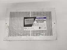 Hart & Cooley Steel Ceiling/Sidewall Register Vent White 10" x 6" R664
