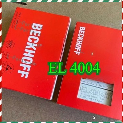 EL4004 NEW BECKHOFF EtherCAT Terminal 4-channel analog output Module EL 4004