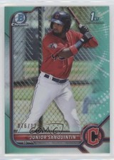 2022 Bowman Chrome Prospects Aqua Refractor 76/125 Junior Sanquintin #BCP-80 7bt
