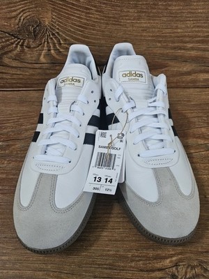 adidas Samba Spikeless Golf Night White Black Bird Golf Shoes