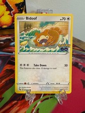 Pokemon Bidoof 059/078 Common TCG 2022 Pokemon GO Card