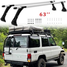 For Toyota Land Cruiser 63" Car Ladder Roof Rack Crossbars Luggage Cargo Carrier