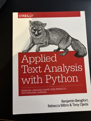 Applied Text Analysis with Python: Enabling Language-Aware Data Products with Ma