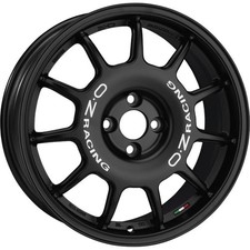 Jante alu OZ RACING LEGGENDA 17" 7J 4x108 ET 25 75 MATT BLACK WHITE LETTERING