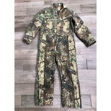 Vintage Walls Blizzard Pruf Camo Insulated Coveralls Mens L 42-44 USA Hunting