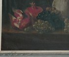 YUKIO Japanese OIL Painting STILL LIFE of Kettle & Fruits on table ( 18" x 15" ) — photo 10