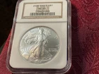 2003 $1 American Silver Eagle 1 oz NGC MS69