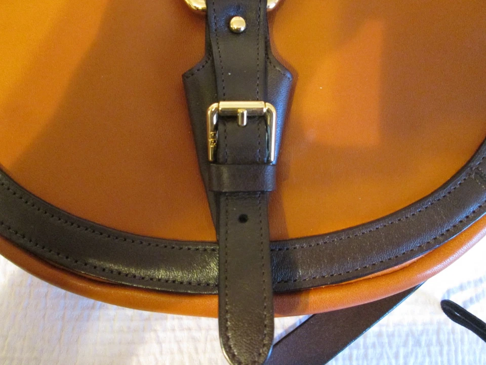 Bolso bandolera vintage de cuero Lauren Ralph Lauren Foto 3 de 4