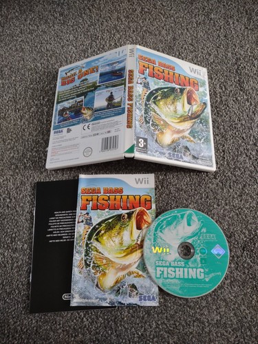NINTENDO Wii SPIEL - SEGA BASS FISHING - CIB