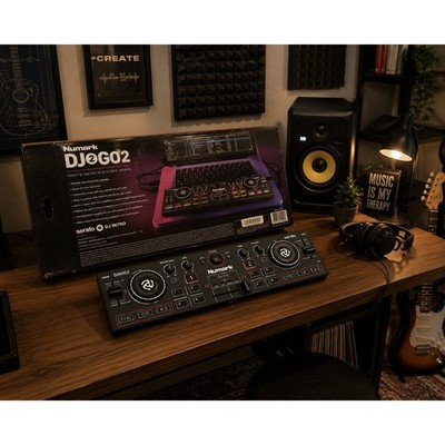 New In Box Numark DJ2GO2 Pocket DJ Controller With Audio Interface