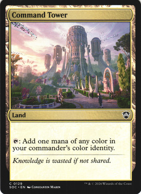MTG | Command Tower | Secrets of Strixhaven | NM | EN