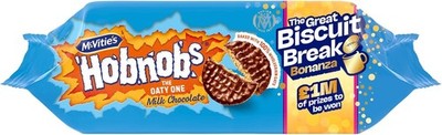 Mcvitie's Hobnobs Milk Choco, 262 grs