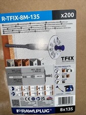 Wall Insulation  Board Wall Fixing Rawlplug Hammer In 8x 135