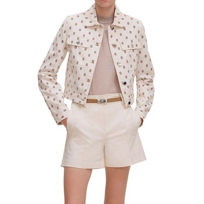 Hermes Damen Denim Jacke H6E0215D3HW40 155020338