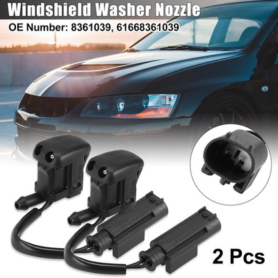 #ad 2pcs Windshield Washer Nozzles Spray Jet for BMW 5 E39 525i 8361039 61668361039 $40.74