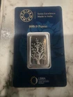 MMTC PAMP Swiss India "Banyan Tree of Life" 10 gram .9999 Fine Silver bar LBMA