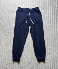 Vuori Women's Blue Jogger Pants XS 27" Inseam Activewear Drawstring Pockets