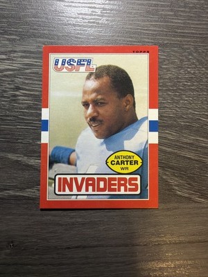  1985 Topps USFL #92 Anthony Carter 