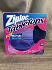 Ziploc Tabletops 16 oz Blue 4 Bowls Snap n Seal Lids Serve Store Reheat Rare New — photo 1