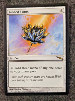 Magic The Gathering Mirrodin Gilded Lotus NM-MINT MTG TCG CCG..........(DS3D1L1)