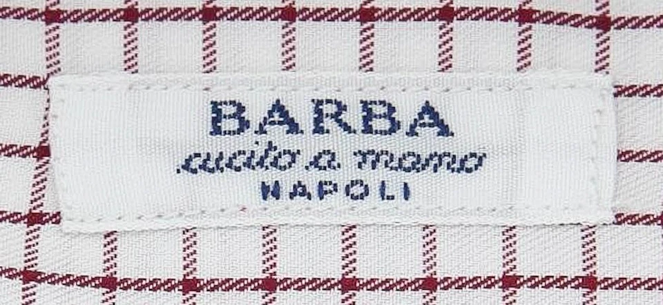 Barba Napoli Burgundy Red Shirt - Slim - 15/38 - (D2U10T0000005) - Image 4 of 4