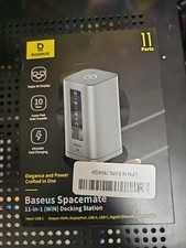 BASEUS DOCKING STATION, 11 IN 1, TRIPLE DISPLAY, 4K, USB PD - SPACE GRAY