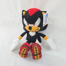 SHADOW THE HEDGEHOG 6" PRIZE PLUSH NANCO 2012 NWT LICENSED BY SEGA - Angry Face