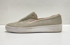 Scarpe slip-on Michael Kors donna beige testurizzate taglia 9