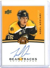 2023-24 Upper Deck Boston Bruins Centennial Bear Tracks - Noel Acciari AUTO