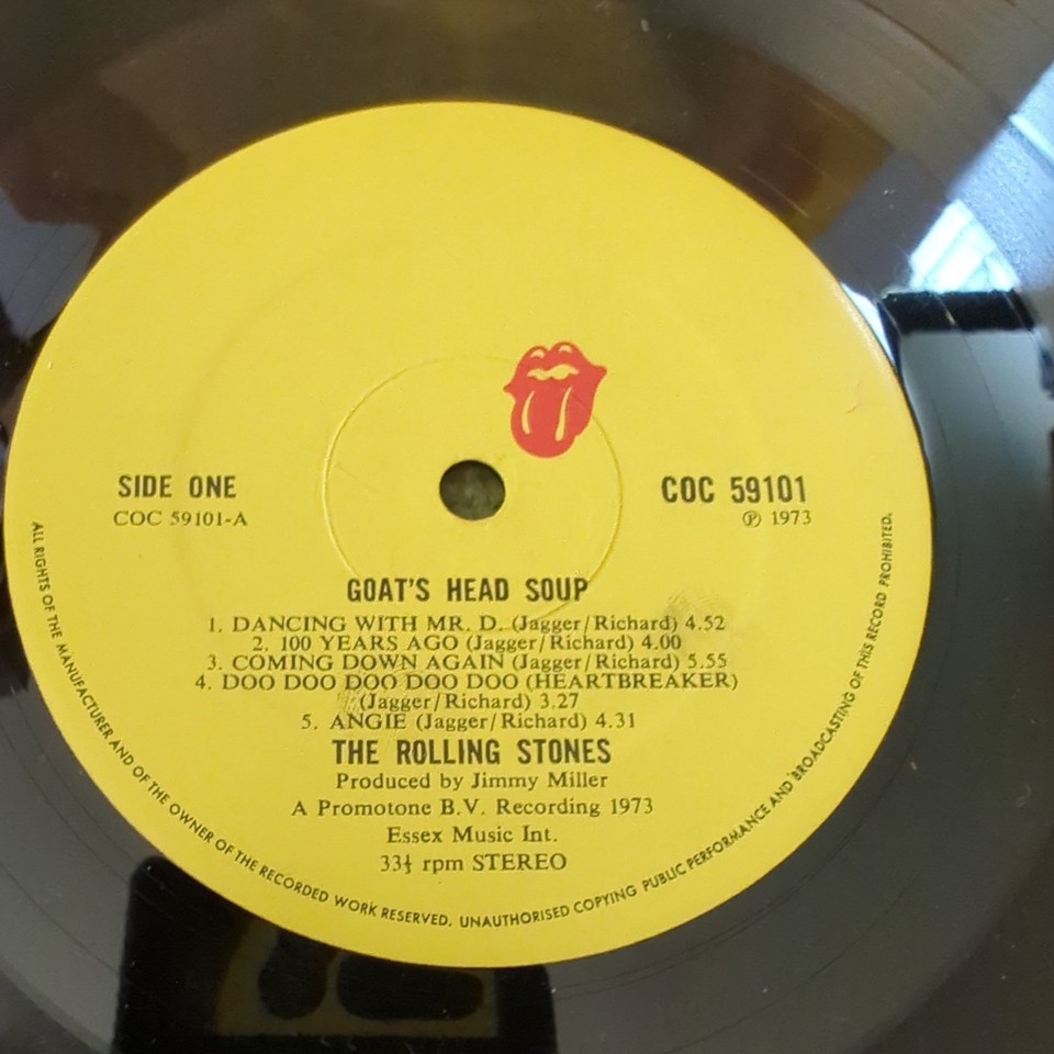 Rolling Picture Add Rolling Stones Goat's Head Soup Gatefold + Beautiful Delilah Blue 1973 ...