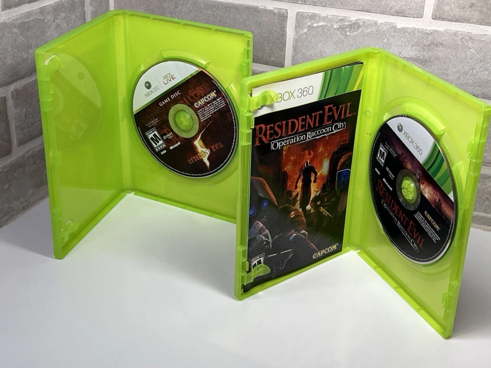 Resident Evil 5 Operation Raccoon - Xbox 360 - Complete w/ Manual CIB - Tested - Image 3 of 4