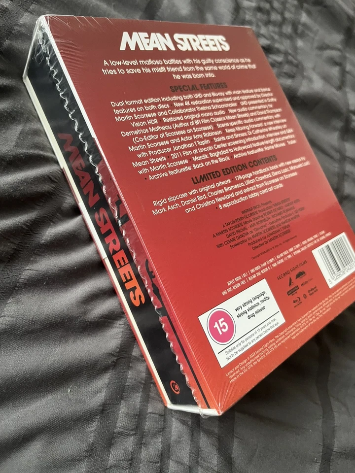 Mean Streets Limited Edition [15] 4K UHD & Blu-ray Second Sight - Image 3 of 4