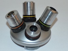 Olympus Microscope Neo Objective Set 5x 10x 20x 40x BH2 w/ Turret Nosepiece