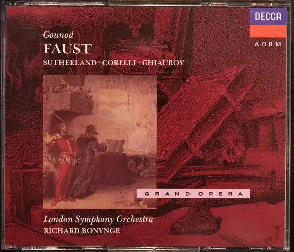 Faust , Nicolai Ghiaurov, Franco Corelli, Joan Sutherland, Richard Bonynge, Char - Bild 1 von 1
