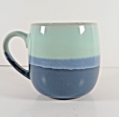 Ritzenhoff & Breker Ombre Blue Stoneware Mug German Made Quality Modern Coffee