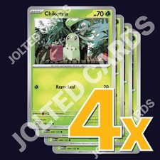 4x Chikorita 008/132 - ME01: Mega Evolution - Playset