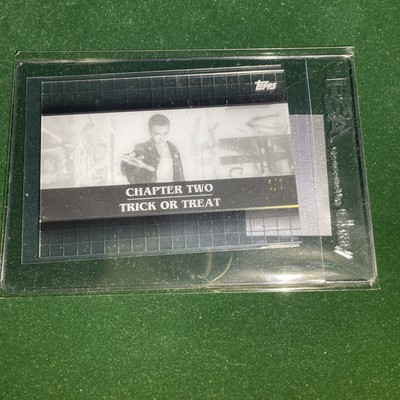 2025 Topps Stranger Things High Tek Eleven Trick Or Treat Void Black 1/1 SSP