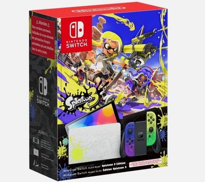 Nintendo Switch OLED Konsole | 64GB | Splatoon 3 Edition | Gebraucht Sehr gut