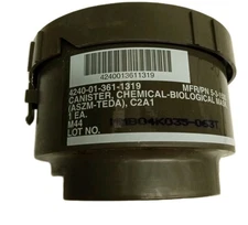 M44 Gas Mask Filter Canister – C2A1 Chemical-Biological – New & Sealed