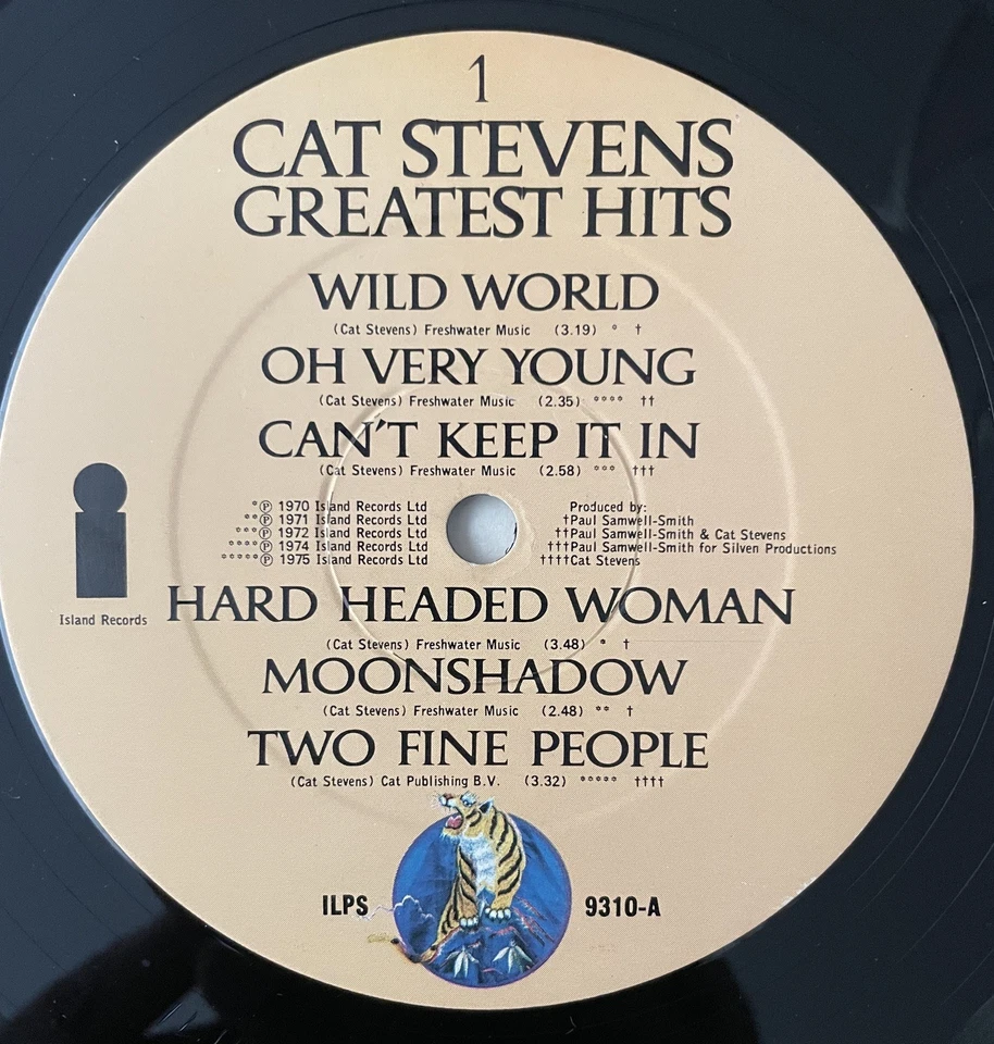 CAT STEVENS ‘Greatest Hits’ 1975 Vinyl LP Compilation Ex/Ex - Image 2 of 4