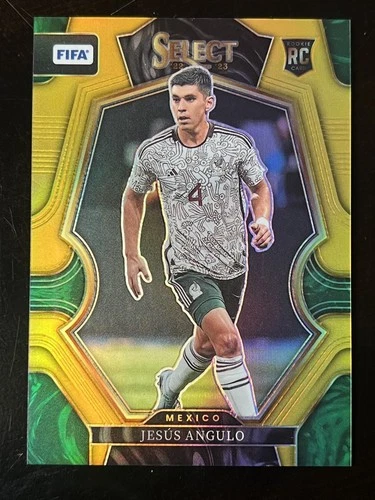 2022-23 Panini Select FIFA Jesus Angulo #154 Mexico GOLD PRIZM #01/10 RC