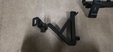 Black Adjustable Angle Clamp Cell Phone Mount Matte Plastic Holder Set