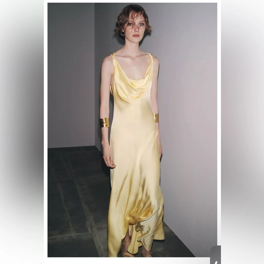 Zara Yellow Dresses for Women for sale | eBay