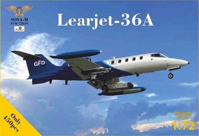 1/72 Gates Learjet 36A - NEW Sova SVM-72049 model!