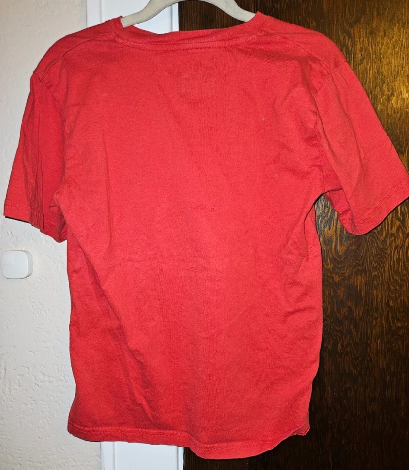 Spyder - Camisa Manga Corta Cuello Redondo - Roja y Negra - Niños Talla XL Foto 2 de 3