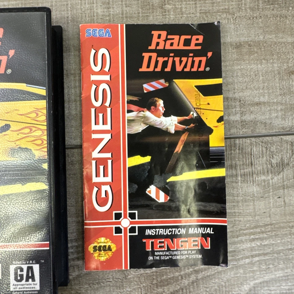 Race Drivin' (Sega Genesis) *Complete CIB - Image 4 of 4