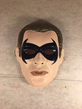 1997 DC Comics Nightwing Vinyl Halloween Collectable Mask Vintage