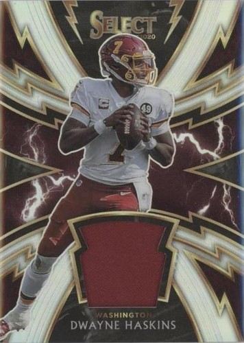 2020 Panini Select Blue Checkerboard Die Cut Prizm Dwayne Haskins